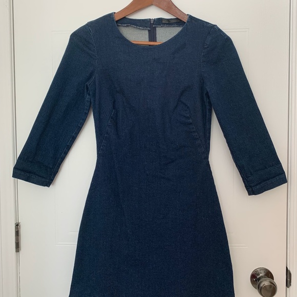 Jeans dress dark blue wash - Picture 3 of 4